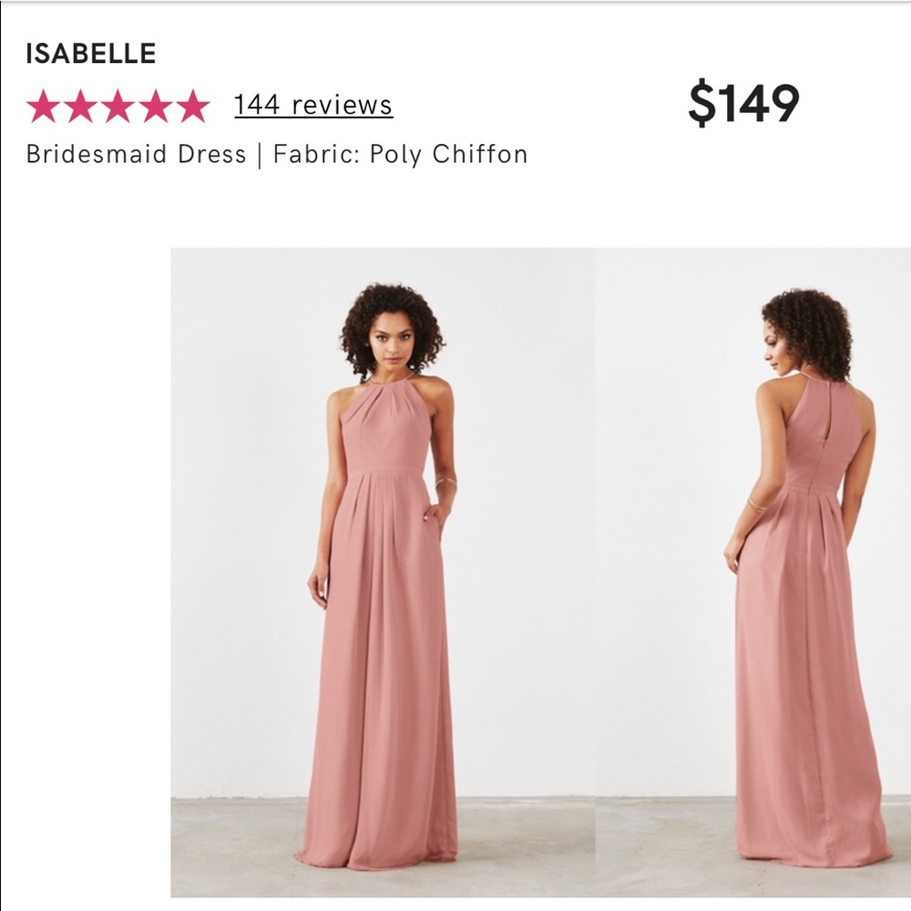 Floor Length Bridesmaid Dress Prom Dress